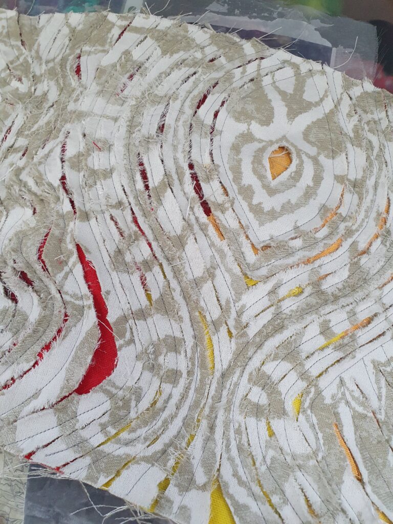 Cut and slash technique - Sue Norgrove-Moore