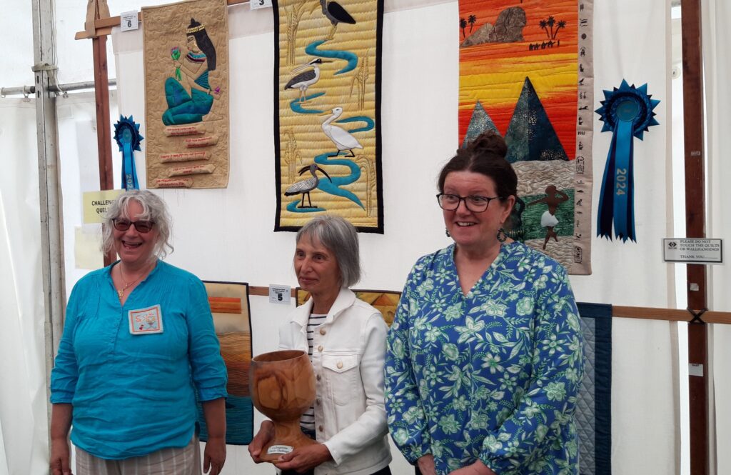 Lullinstone winners from left: Sue Norgrove-Moore, Deena Goff, Yvonne Phennah